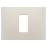 EGO PLATE - IN TECHNOPOLYMER - 1 MODULE - NATURAL BEIGE - CHORUSMART