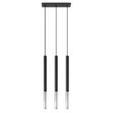 HANGING LAMP MOSAIC 3L BLACK/CHROME G9 3X40W IP20