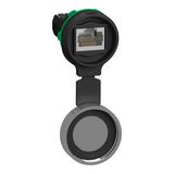 RJ45 interface, Ethernet, metal cover