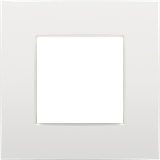 Faceplate Single Niko Intense White