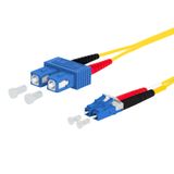 OpDAT patch cord SC-D/LC-D OS2, 6.0 m