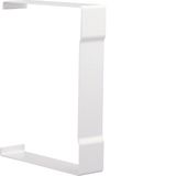 Joint cover for BRS 100x130mm lid 80mm of sheet steel in pure white