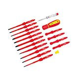 VDE screwdriver replacement blades, 18 piece set