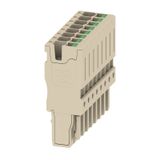 Plug (terminal), SNAP IN, 2.5 mm², 24 A, 800 V, Number of connections:
