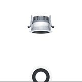 PANOS R R100 1k-930 SWI L BK WH - LED ceiling-recessed luminaire