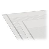 Marking strips as a DIN A4 sheet MARKED white