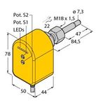 Freely Rotatable FTCST Flow Sensor Monitoring of Flow Speed and Medium Temperature   FTCST-A4P-2ARX/115VAC