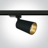 BLACK 10W GU10 TRACK SPOT 100-240V DARK LIGHT