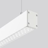 LINEDO single IP54, 40 W, 6450 lm, 840, white, on/off Pendant luminair