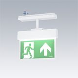 VOYAGER STYLE 115 CON E3 S WH - Escape sign luminaire