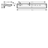 Easy care Sanesca HCL Diffuser White other ETDD8 33W 4800lm asymmetric Wide (AW) IP40 IK06 3 SDCM