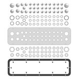 WSA Cable entry gland plate for type F, with 38 entries