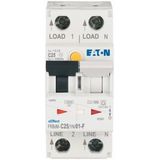 Digital RCD/MCB combination, 25 A, 100 mA, MCB trip characteristic: C, 1p+N, RCD trip characteristic: F
