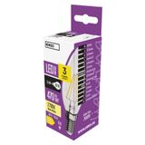 LED Filament Candle Bulb / E14 / 3.4 W (40 W) / 470 lm / Warm White