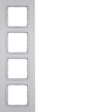 Frame 4gang, B.7, al., matt, lacq.