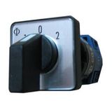 Changeover switch 2-pole 10A 1-0-2