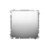 Bell Button, (module), 10AX, quick connection, satin, metallized