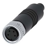 Coupling M8 with connection cable 5 m M8 connector 4-pole, for 3SE66