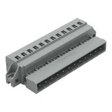1-conductor male connector CAGE CLAMP® 2.5 mm² gray