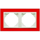 DOUBLE FRAME RED/ICE