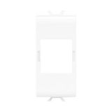 ADAPTER FOR HOUSING DATA CONNECTORS - TYPE SYSTIMAX COMMSCOPE - 1 MODULE - SATIN WHITE - CHORUSMART