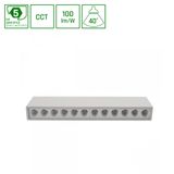 GRID S OPRAWA PODTYNKOWA 12W CCT 230V 40st IP20 222x26x61mm BIAŁY 5 LAT GW. SPECTRUM