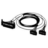 XW2Z0125M I/O connection cable, FCN40 to 2 x MIL20, 1.5 m XW2Z0125M