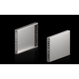 Base/plinth trim panels, sides, for VX base/plinth system, stainless steel New version