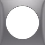 Frame 1gang, Integro Flow, chrome matt, galvanised