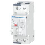 Residual current circuit breaker with overcurrent protection / RCBO OLI-16C-1N-030A