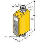 Flow Rate Monitoring Inline Sensor with Integrated Processor   FTCI-3/4D15A4P-2LIX-H1141