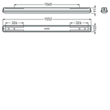 Weather-proof luminaires Aragon Fit Lens Grey ETDD 62W 10000lm Wide (W) IP66 IK08 3 SDCM 8495551