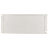 BPZ-FPP-1000/150-BL Front plate with plastic insert, for HxW=150x1000mm