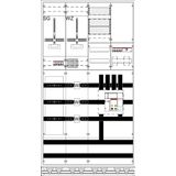 WX42EK11S 12RE 4FB Complete cabinet according to FNN In 585A with three-point fastening