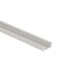 Attached PH aluminum profile, 17x8 mm, without diffuser, 2m