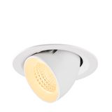 NUMINOS© GIMBLE M, recessed ceiling light, 3000K, 55ø, wh