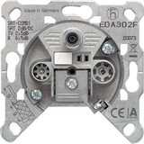 SAT-TV-FM socket outlet insert EDA302F