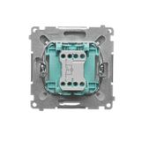 Touch panel 2 modules, Modul 1: 2 horizontal touch fields, Module 2: 4 touch fields, Fixing: horizontal, White pearl