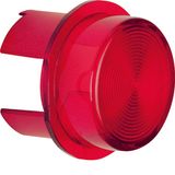 Cover for push-button/pilot lamp E10, light control, red, trans.