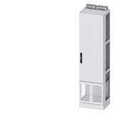 Transformer cabinet safety class 1, IP30 h=1950 w=500 d=400 sheet metal door open sidewalls The