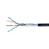 F/UTP Cable Cat.5e, 4x2xAWG24/1, PE, OUTDOOR, black, Box (The price is shown without markup on metals. Request a quote for accurate information)