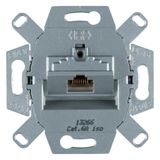 Connection socket 1x RJ45 shielded, Cat.6a, for central disk UAE 1-fold, hfr