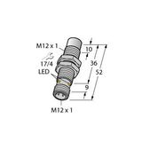 Inductive Sensor For the food industry   NI10U-EM12WD-AP6X-H1141/3GD