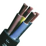 Rubber Sheated Cable H07RN-F 1x1,5 black, fine stranded (The price is shown without markup on metals. Request a quote for accurate information)