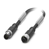 SAC-5P-M12MS/45,0-PUR/M12FS SH - Sensor/actuator cable