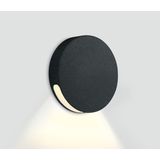 BLACK WALL RECESSED COB 2W WW 700mA IP65 DARK LIGHT
