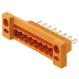 PCB plug-in connector, male header, 5.08 mm, Number of poles: 6, 180°, Flat-blade connection, Solder connection, Box