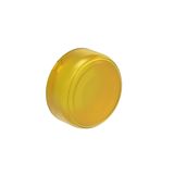 Yellow rubber boot for flush and illuminated flush pushbuttons