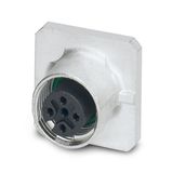 SACC-SQ-M12FS-4CON-20-L180 - Device connector front mounting