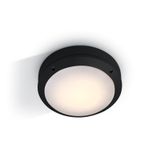 BLACK IP54 E27 12W
